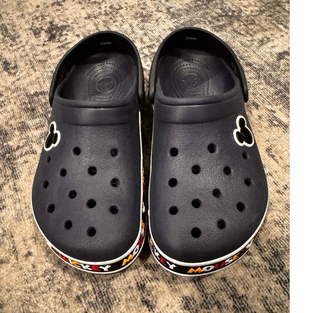 Crocs Crocband Mickey Mouse 90th Birthday Edition, Rare,‎ Unisex, Men 7, Women 9